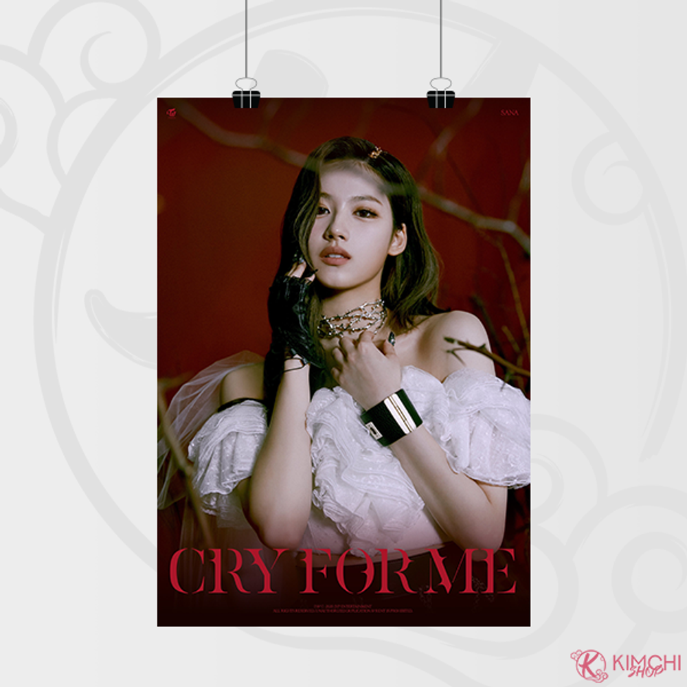 Постер А4 - TWICE - CRY FOR ME