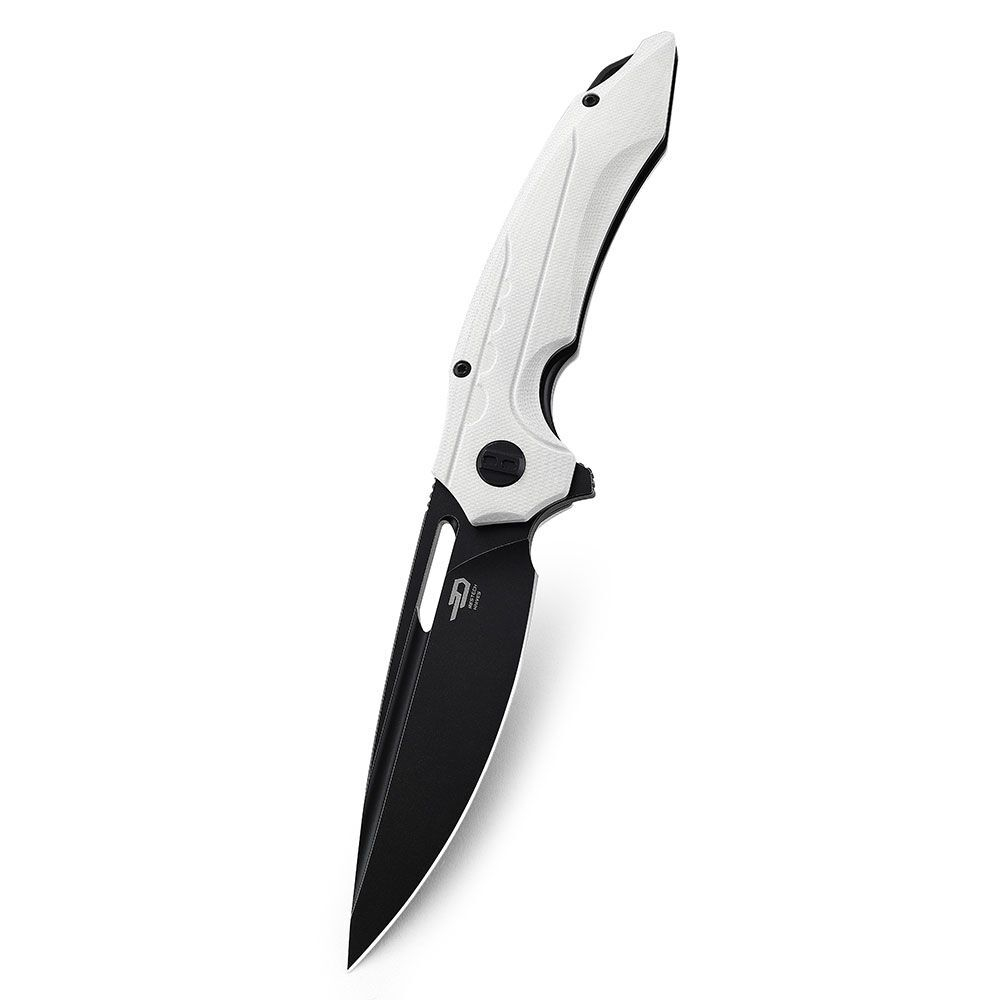Нож складной Bestech Ornetta сталь D2, рукоять G10 белая