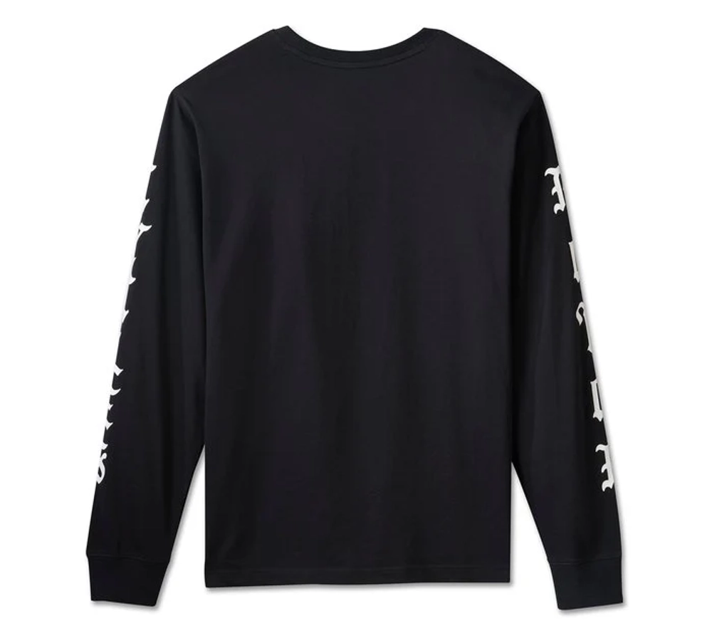 Лонгслив Men’s Old English Stacked Bar & Shield Tee Harley-Davidson