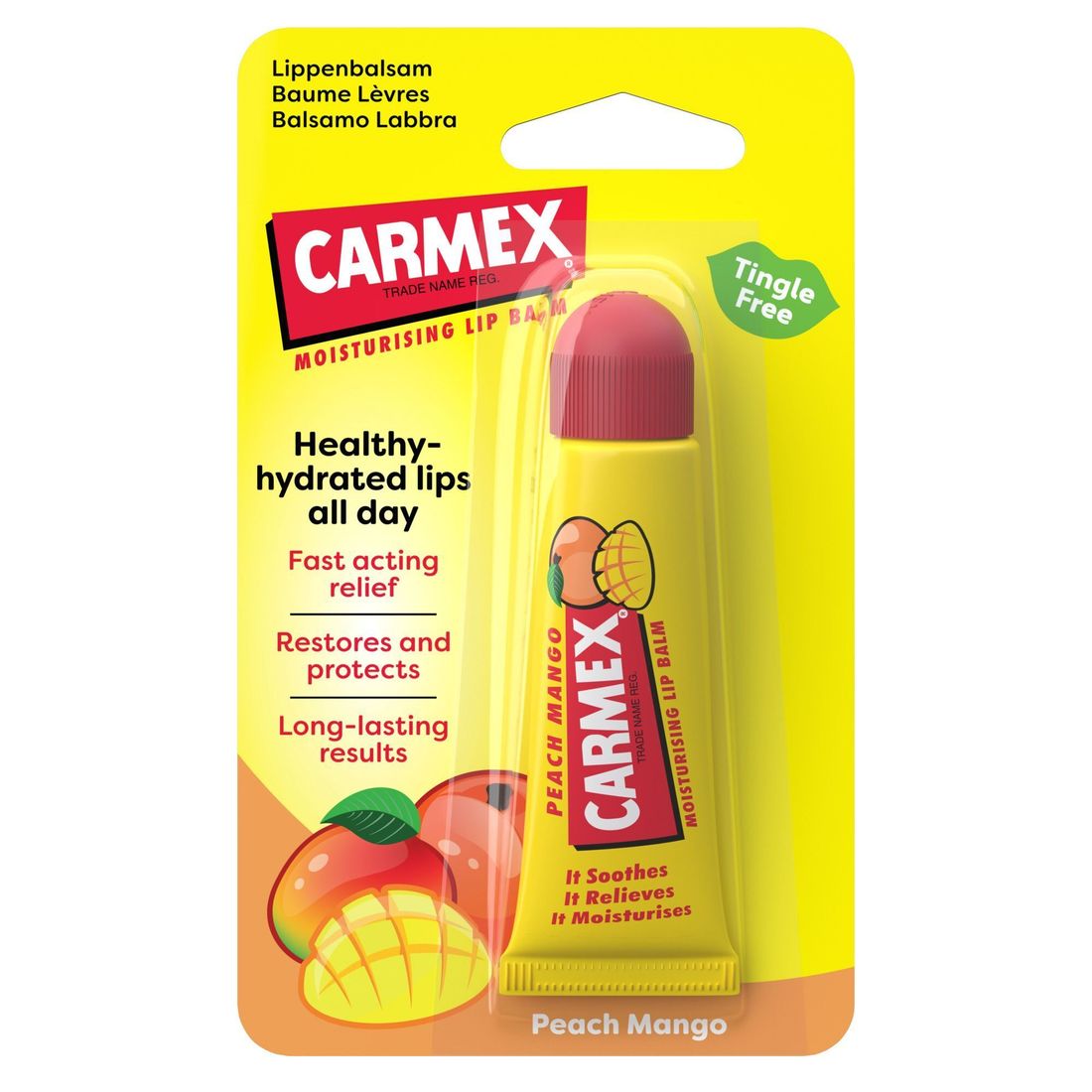 Бальзам для губ Carmex Peach Mango SPF15