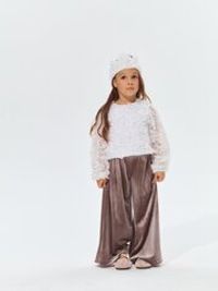 Брюки палаццо бархатные "Трюфель"