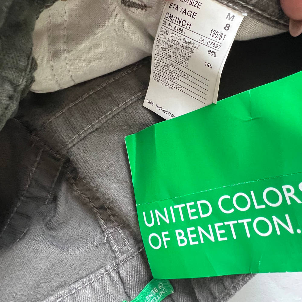Брюки из мягкого вельвета Benetton