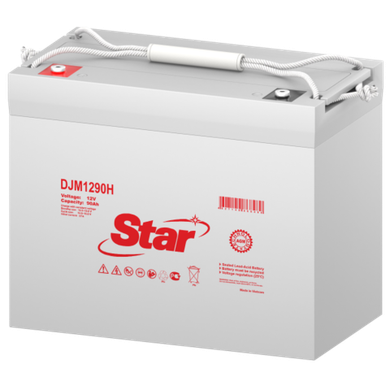 Аккумулятор STAR DJM1290H ( 90Ач / 12В ) AGM