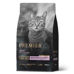 Сухой корм PREMIER для взрослых кошек Ягненок и индейка 400г