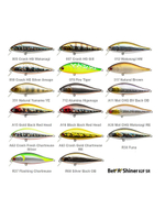 Воблер для рыбалки Pontoon21 Bet-A-Shiner 82F-SR, 82мм, 11.7 гр., 0.1-0.3 м., цвет A30