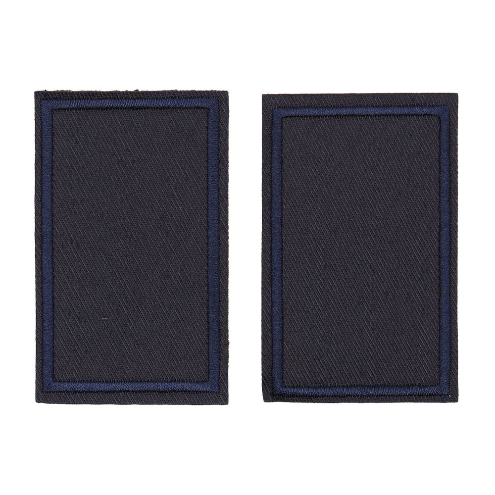 Заплатка термоклеевая 79х44 мм (blue), LA429, 2 шт