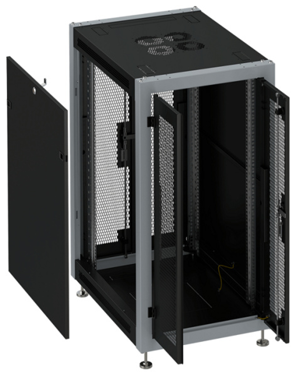 Шкаф напольный 19", 15U SYSMATRIX SL 6615.944