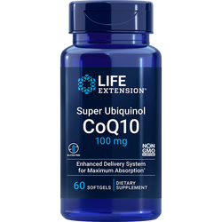 Super Ubiquinol CoQ10 100 мг 60 капсул Life Extension