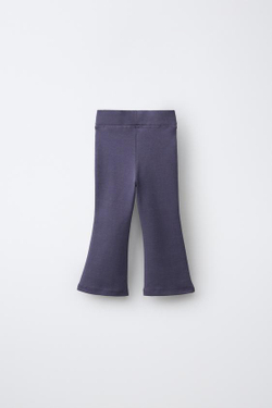 ZARA СПОРТИВНЫЕ ЛЕГИНСЫ FLARE, СТАЛЬНОЙ СИНИЙ