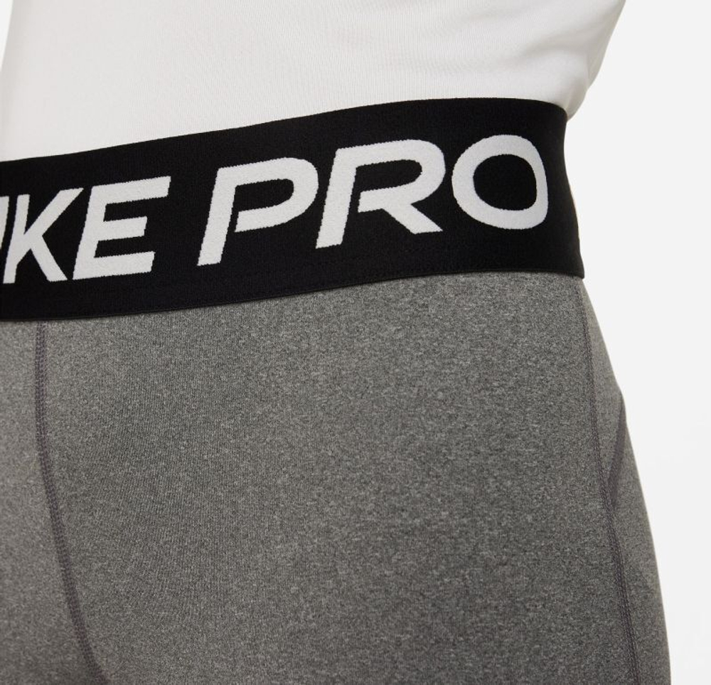 Шорты для девочки теннисные Nike Kids Pro Dri-Fit 5" Shorts - серый