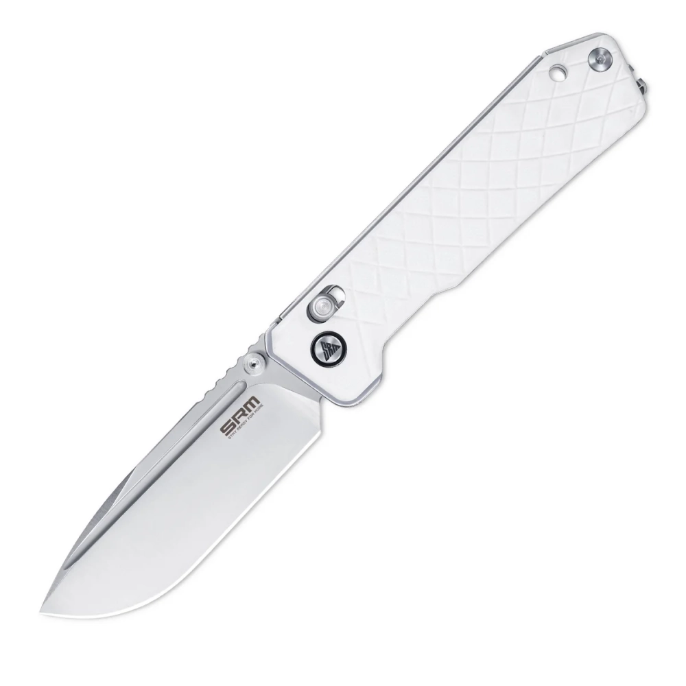 Нож складной SRM 7228B-GT2 Rubik Large Satin (14C28N, Ivory White G10)