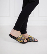 Шлепанцы Versace Jeans Couture - черный(74VA3SQ3ZS631)