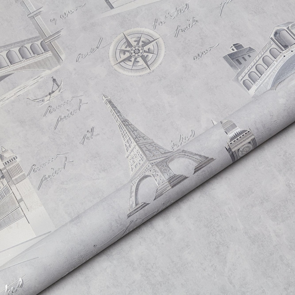 Обои виниловые PL72407-41 PALITRA LIFE Travel Wall, фоновые, размер 1.06 х 10.05 м