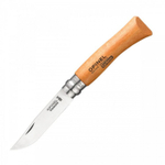 Нож Opinel №7, углеродистая сталь, рукоять из дерева бука, блистер