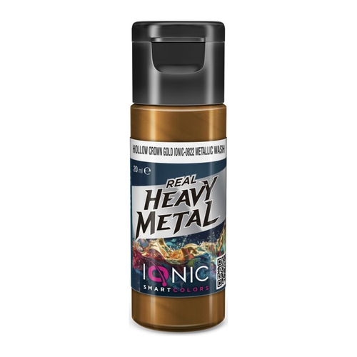 Проливка Hollow Crown Gold Metallic Wash — Ionic Real Heavy Metal, 20 мл, IONIC-0822