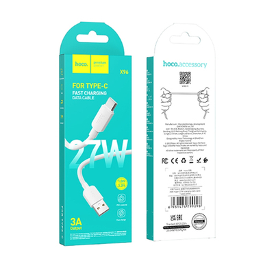 Кабель Type-C - USB-A Hoco X96, 27W, 1 м