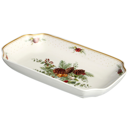 БЛЮДО LEFARD "CELEBRATION" ГЛУБОКОЕ 25*14*4 СМ (КОР=36ШТ)
