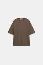 ФУТБОЛКА С КРУГЛЫМ ВЫРЕЗОМ — ZARA
