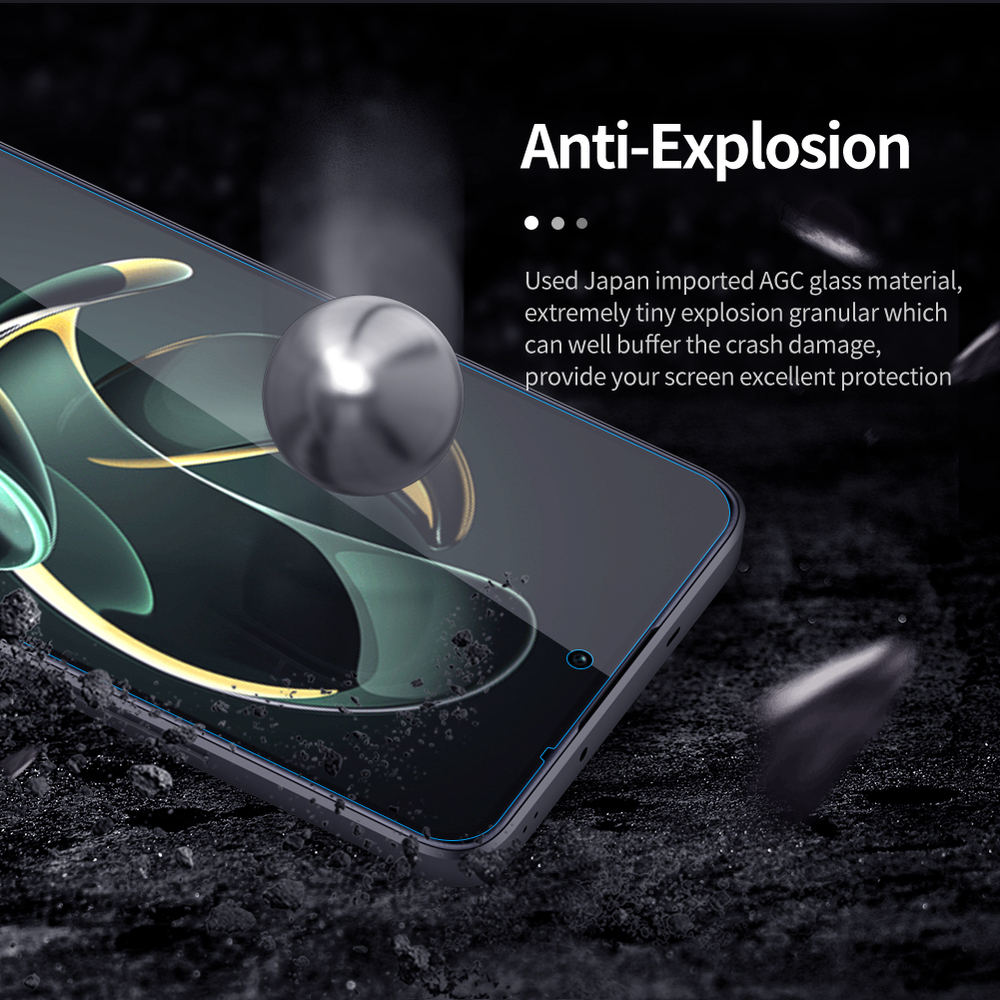 Защитное стекло с прозрачными рамками от Nillkin для Xiaomi 13T и 13T Pro, серия H+Pro Anti-Explosion Glass Screen Protector