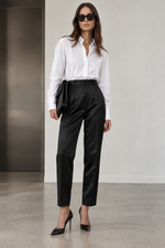 Новые атласные брюки Saint Laurent, S