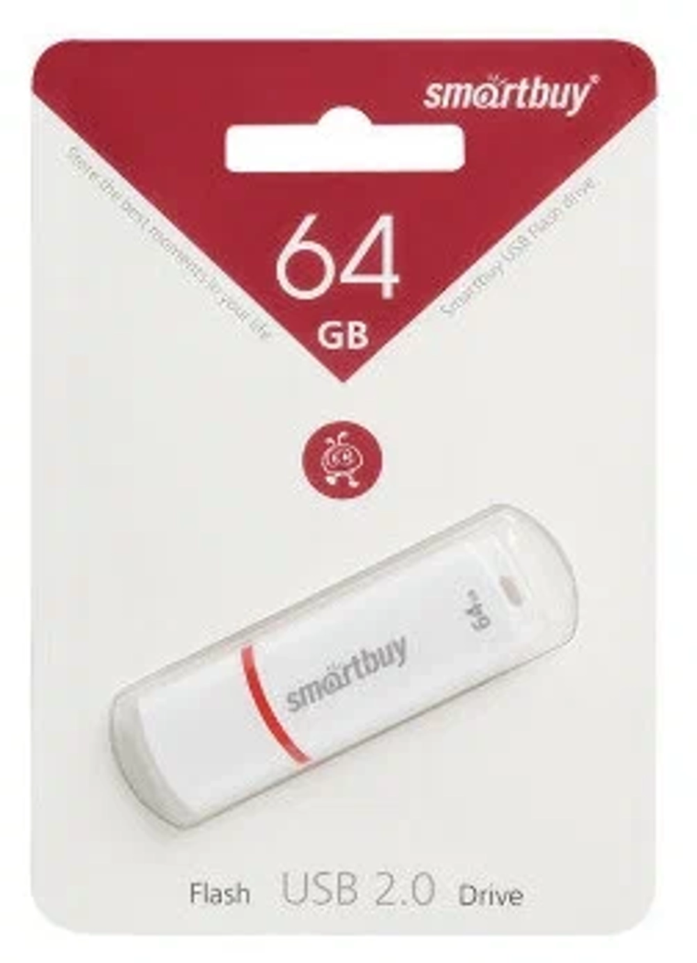 Флешка 64-GB SMART-BUY Crown белый