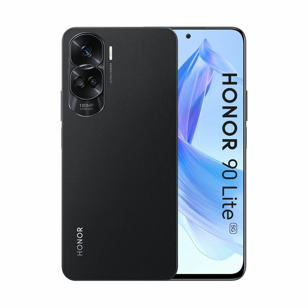 Смартфон HONOR 90 Lite 8/256 ГБ RU, Dual nano SIM, черный