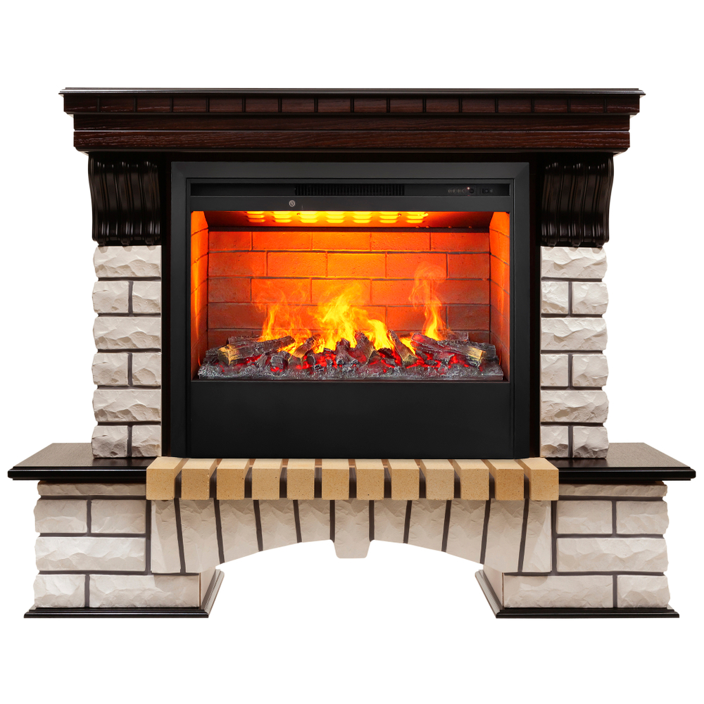 Каминокомплект Real Flame Country 26 AO с очагом 3D Helios 26