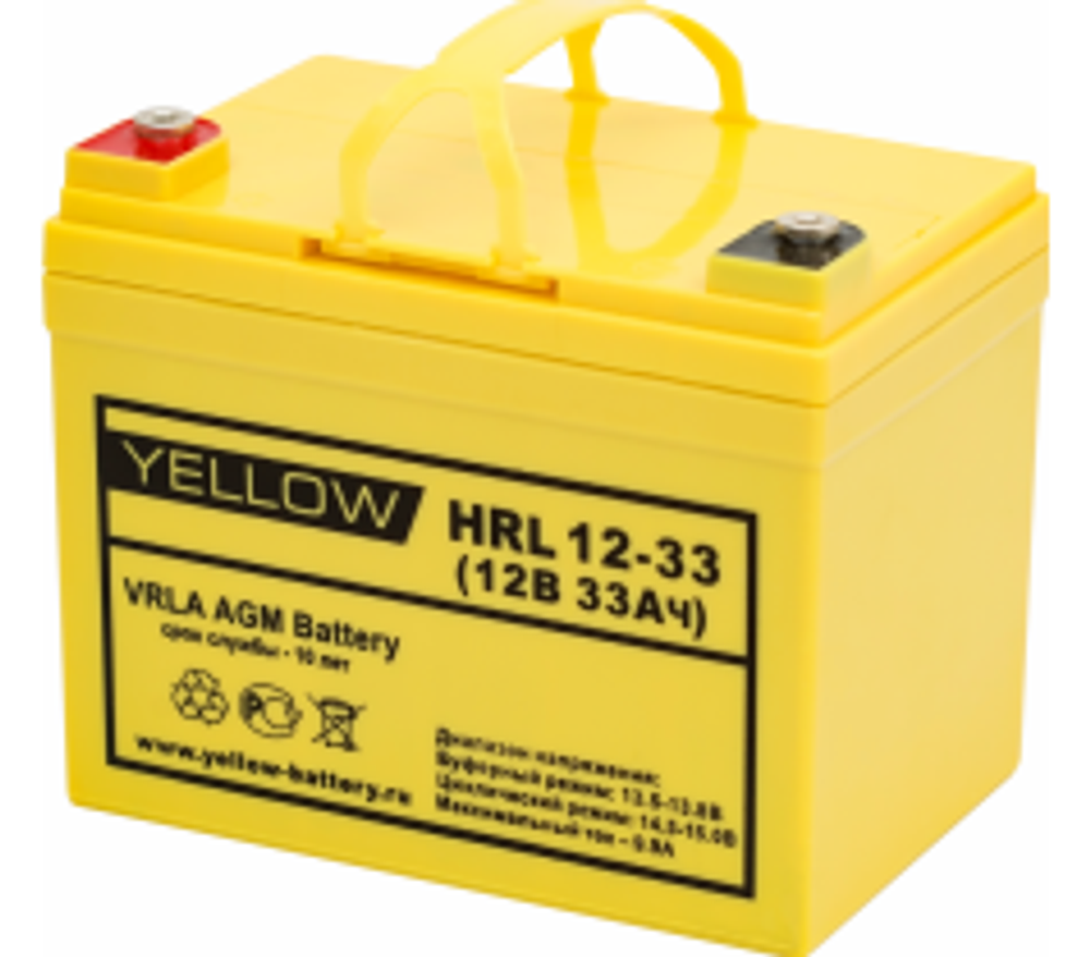 Аккумулятор YELLOW HRL 12-150 | 150 Ач | 12В AGM