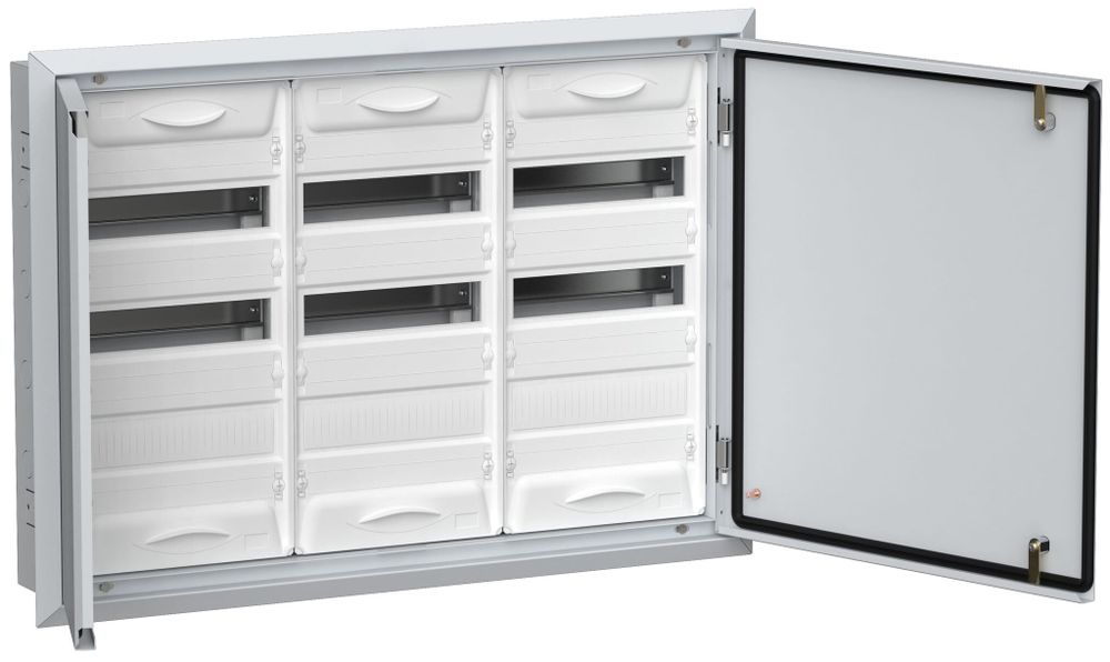 Корпус металлический ЩРВ-108 (3х36) 630х885х130мм IP31 белый (две двери) TITAN IEK Корпус металлический ЩРВ-108 (3х36) 630х885х130мм IP31 белый (две двери) TITAN IEK