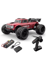 Радиоуправляемая модель монстра MJX (#10210) красный MJX Hyper Go Brushless 4WD RTR 1/10 2.4G ВЕРИСЯ DC ! - 3S 5000mah + зарядка уже в комплекте