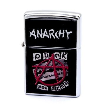 Зажигалка сувенирная Anarchy лого на лезвии (376)
