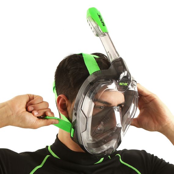 Маска полнолицевая Seac Sub Magica Black/Lime