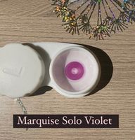 Оттеночные линзы для Светлых глаз Marquise solo violet (с отверстием под зрачок )