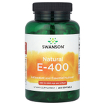 Swanson Vitamins, Витамин E, 400 МЕ, 250 мягких таблеток