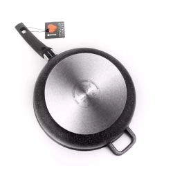Сковорода глубокая 28см Olympia Hard Cook Fix Induction