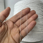 BURRO - Filati Color; 54% хлопок, 46% люрекс; 640м/100гр; col.C00060 Blanc, цвет: белый; S709