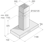 Вытяжка Asko CI41230G фото 5