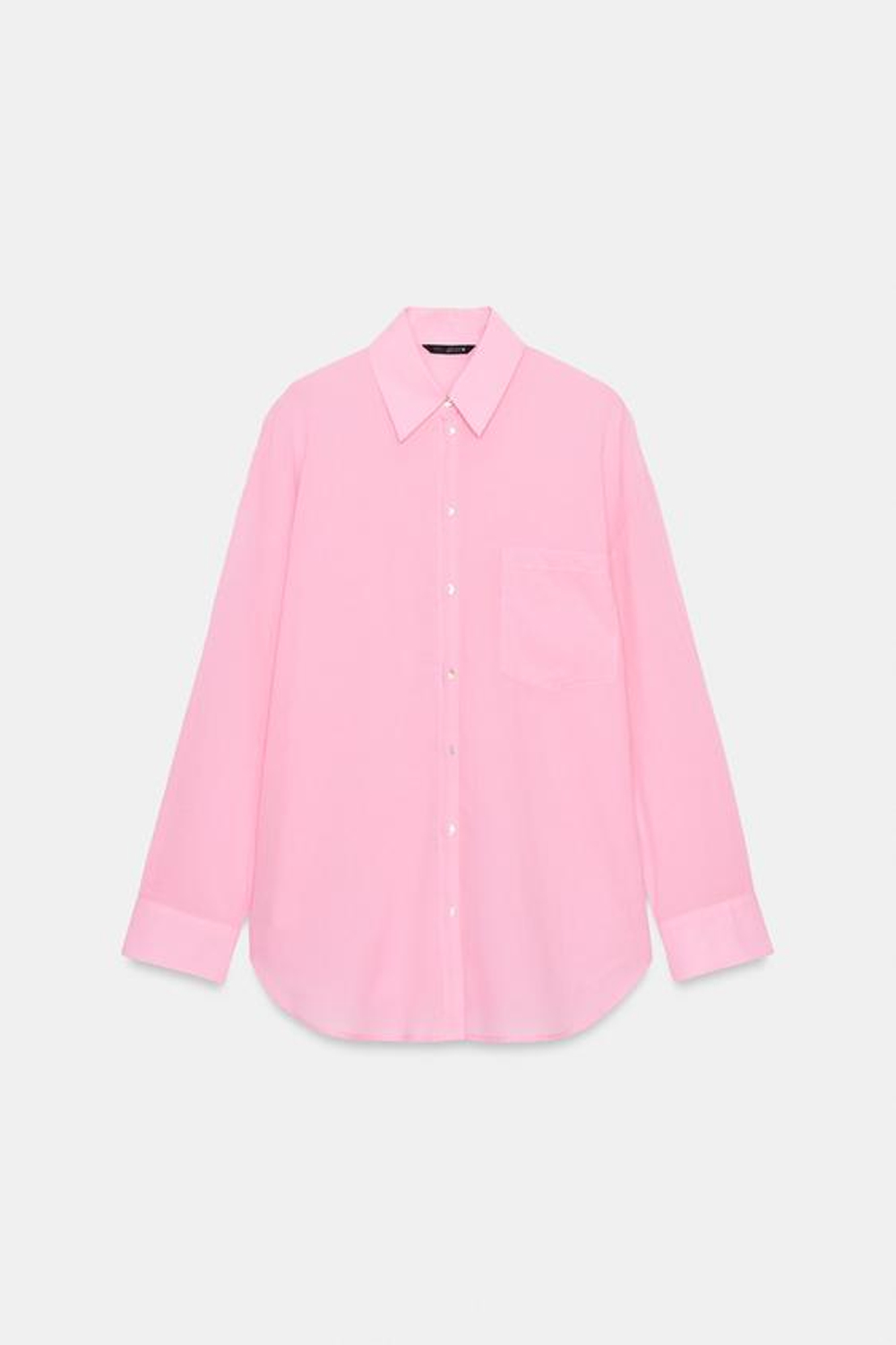 ХЛОПЧАТОБУМАЖНАЯ РУБАШКА ОВЕРСАЙЗ - ZARA