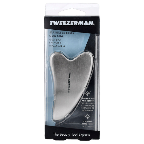 Tweezerman, гуаша из стали, 1 шт.