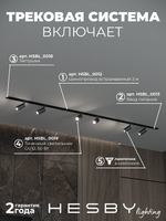 Комплект трековый Hesby Lighting Skylite No3 HSBL_kompl_S003_VI2B4K