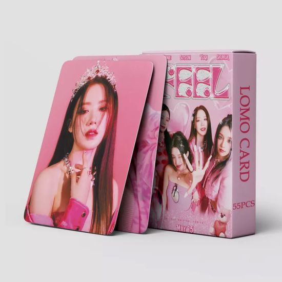 Набор коллекционных карточек GIDLE I Feel, 55шт.