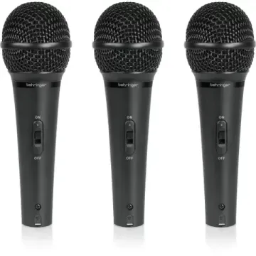 BEHRINGER XM1800S - Динамические микрофоны (комплект из 3 шт.) с выключателем, в кейсе