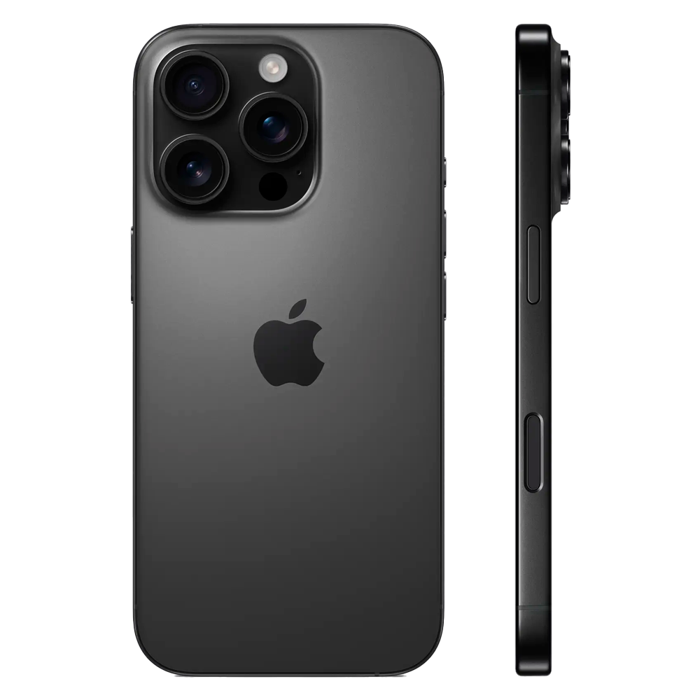 Смартфон Apple iPhone 16 Pro 256GB, Dual Sim, Black Titanium (Титановый черный)