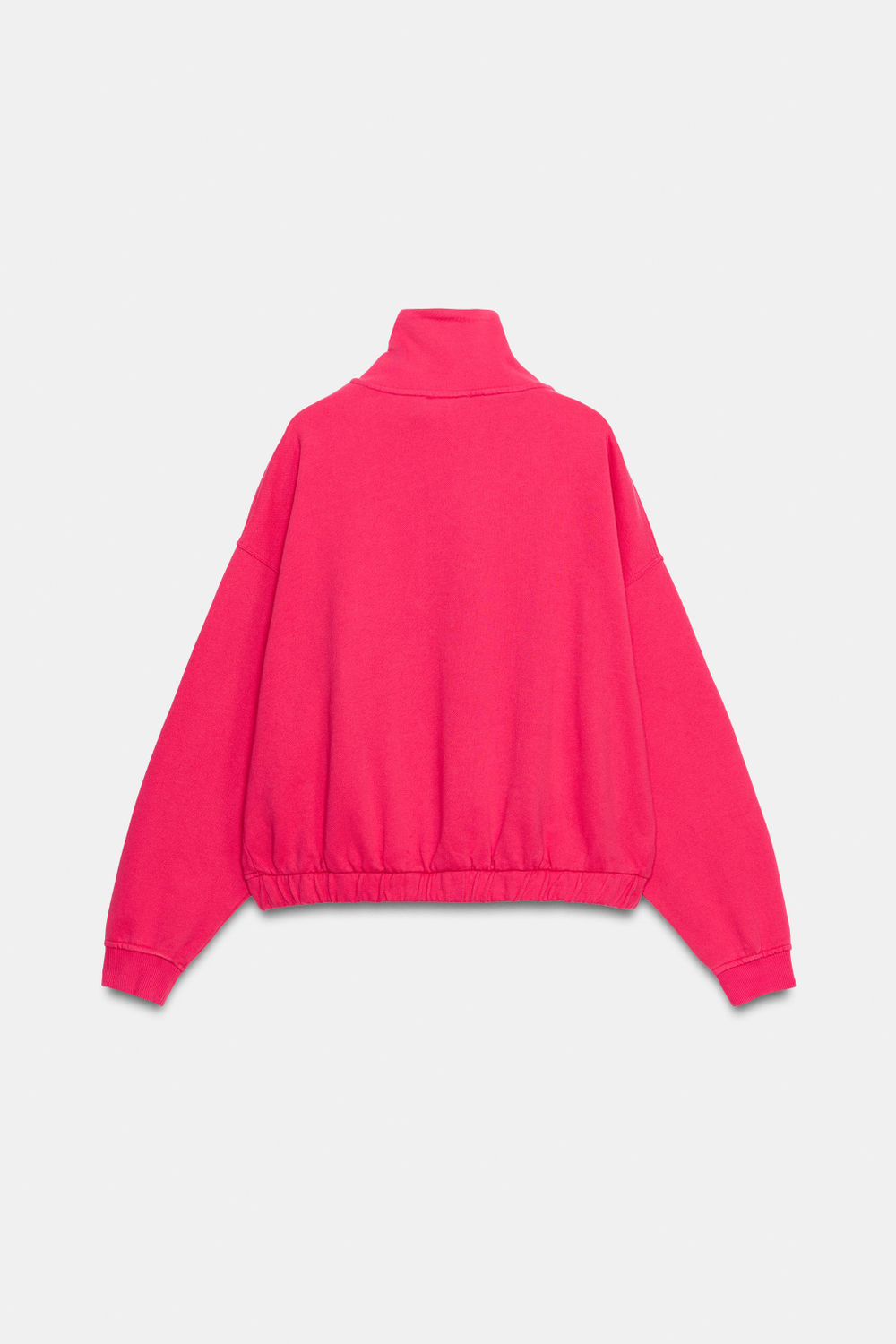 ТОЛСТОВКА С КОНТРАСТНЫМ ВОРОТНИКОМ FRUIT OF THE LOOM™ — ZARA
