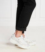 Кожаные кроссовки levitt_runn_lt BOSS BLACK - белый(50513142)