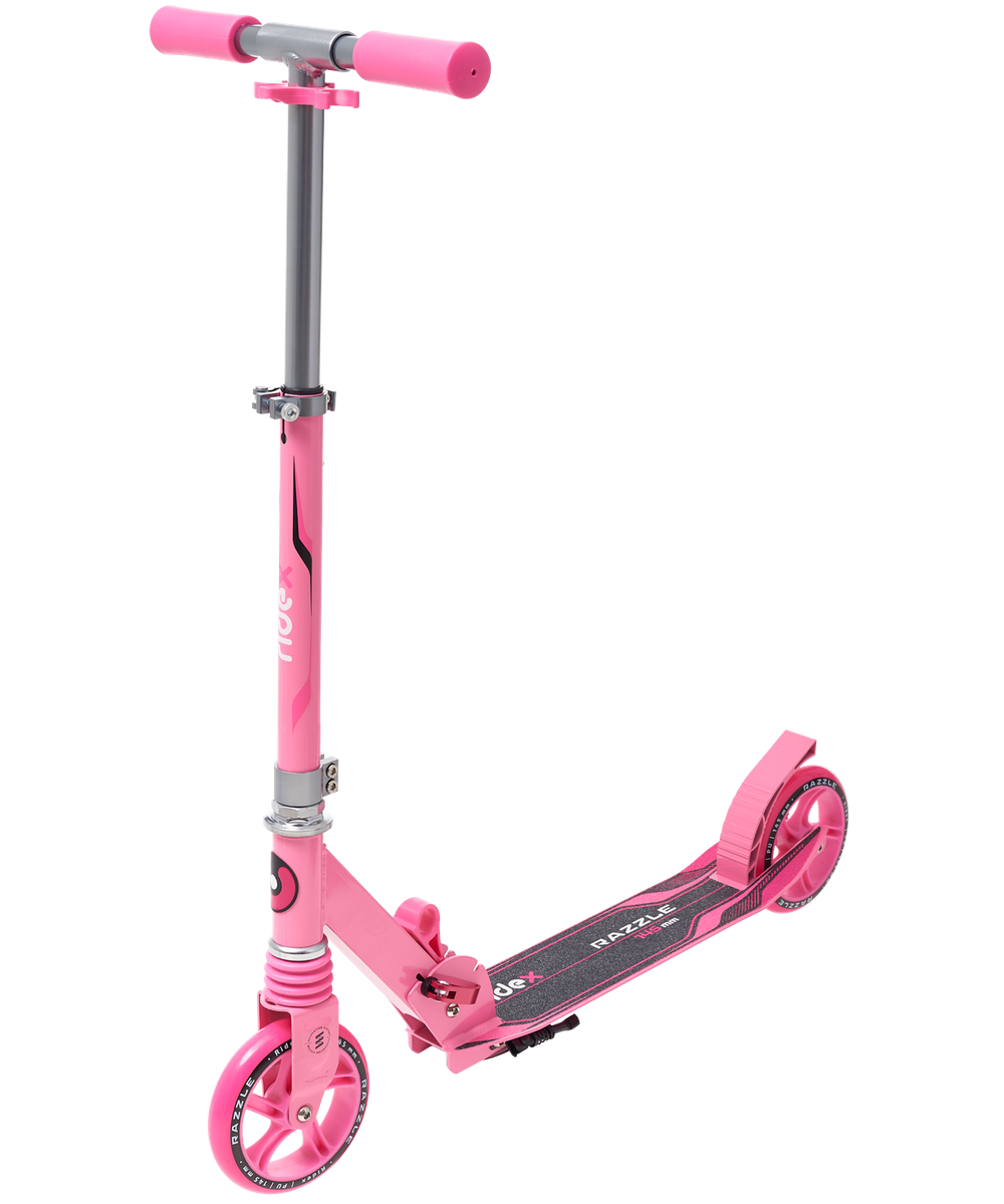 Самокат городской RIDEX Razzle R 145 мм, розовый/серый