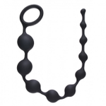 Длинная анальная цепочка Long Pleasure Chain (31,5 см , черный ) (Цвет: черный)