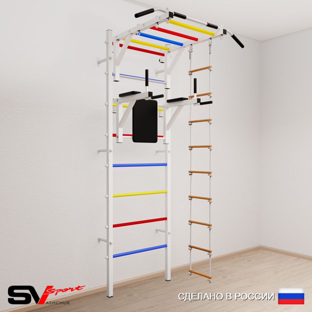 Шведская стенка Sv Sport 542 (Турник рукоход/Брусья/Лестница)