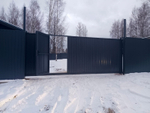Каркас отуатных ворот "САДОВЫЕ" с встроенной калиткой. Проем 5м.