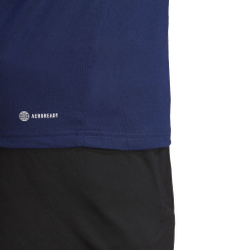 Мужское теннисное поло adidas Training Essential Feel Ready Logo T-Shirt Men - Dark Blue, White